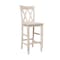Whitewood Industries Solid Wood Double X-Back Counter Height Dining Stool - 30" Seat Height S-203 - alternate 4